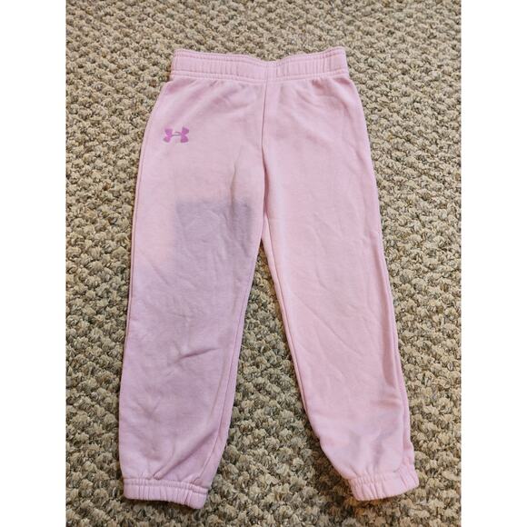 Under Armour Girls Size 4 Pink Hooded Sweatsuit - Picture 5 of 6